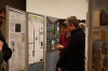 Colloquium attendees browse student poster selections