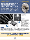 An infographic about enhancing liquid adhesion and surface wetting