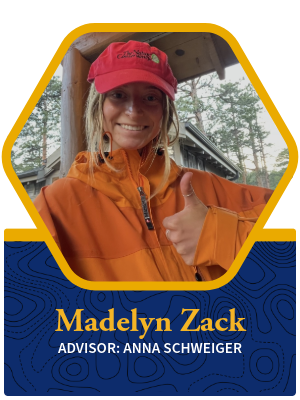 Bio Photo of Madelyn Zack giving a thumbs up