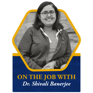 Image of shivali banerjee, a woman smiling