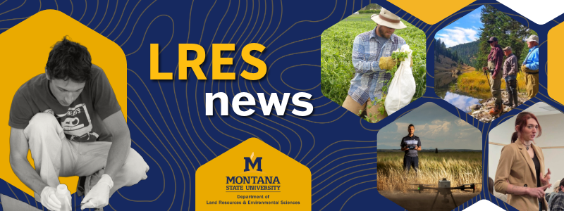 banner for LRES news featuring images from various news press releases