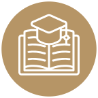 icon of book with university cap