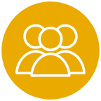 icon of three people