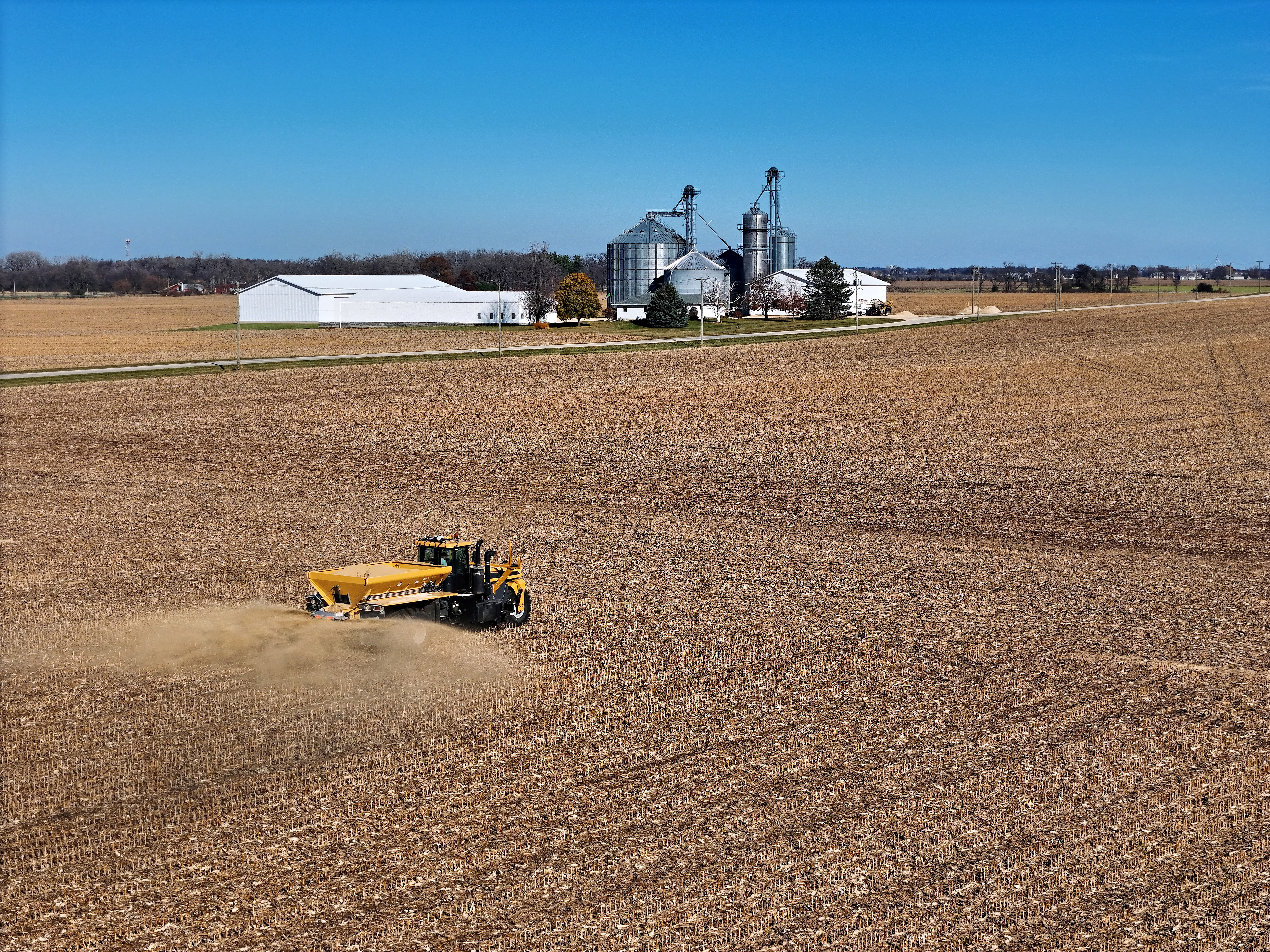 Fertilizer in Field in Montana